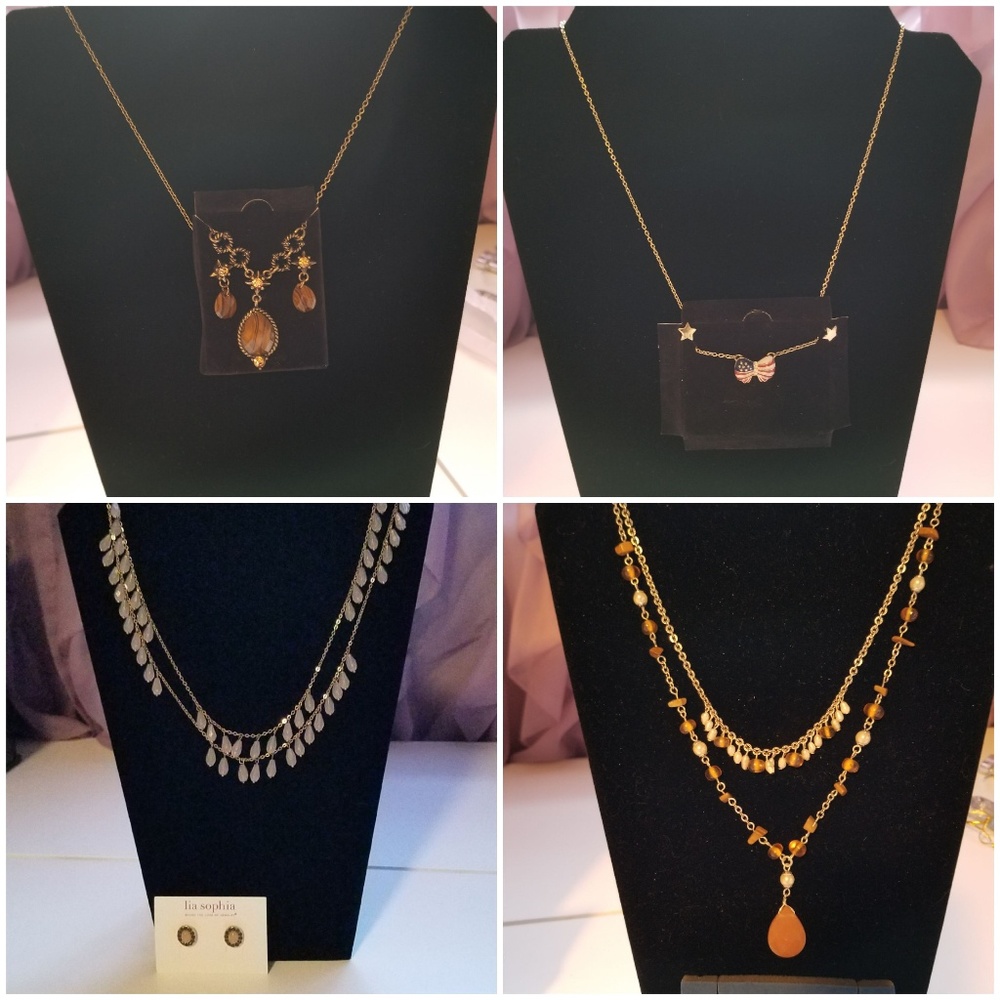 Necklace and hypoallergenic earrings sets